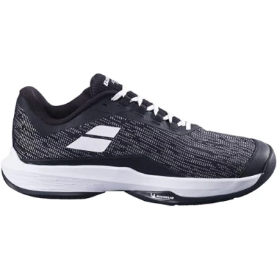 Afbeelding van Babolat Tennisschoenen voor kleibanen, Heren, Maat: 40.5, Black white Mesh