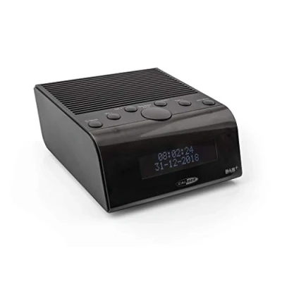 Afbeelding van Caliber wekkerradio met DAB+ Digitale Dimbaar LED Display twee alarmen Snooze functie kleur Zwart (HCG011DAB)
