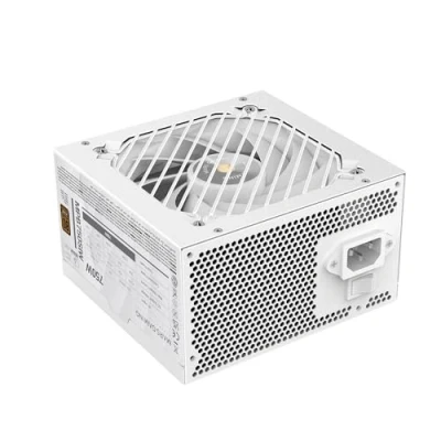 Afbeelding van MARSGAMING MPB750SI, pc voeding ATX 750 W, 80 Plus Brons 230 V, 90% efficiëntie, SI Extreme Silence ventilator met koperen kern, AI2 RPM technologieën, DC en SMD, wit