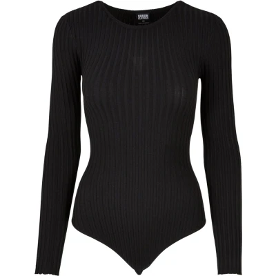 Afbeelding van Urban Classics Longsleeve Longsleeve, Dames, Maat: Large, Black