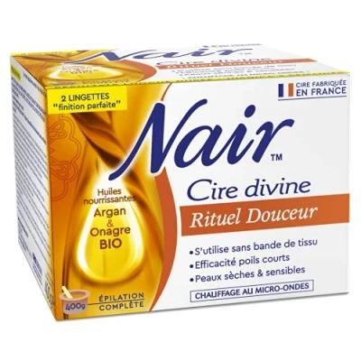 Afbeelding van Nair Arganolie &amp; Primrose olie wax magnetronwas Franse import