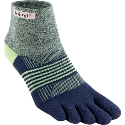Afbeelding van Injinji Women&#039;s Trail Midweight Mini Crew Blauw/Groen 35 40