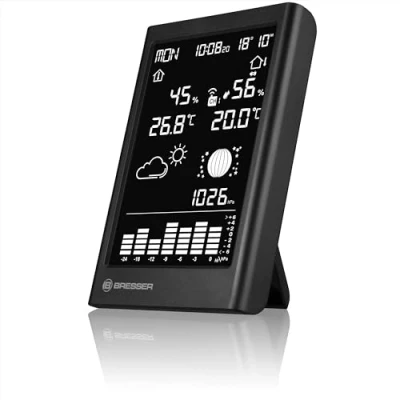 Afbeelding van Bresser Weerstation MeteoTemp TBV Thermo / Hygrosensor Draadloos Zwart