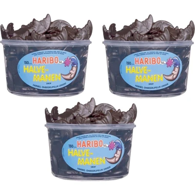 Afbeelding van Haribo Halve Manen silo 150 stuks Voordeelverpakking 3