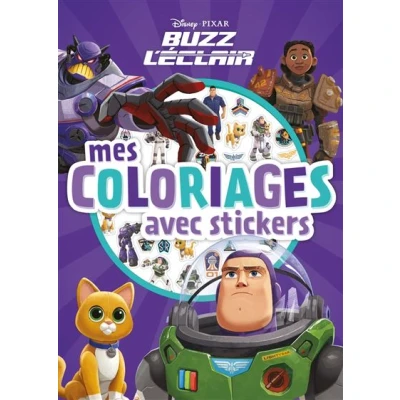 Image de BUZZ L&#039;ECLAIR [FILM] Mes coloriages avec stickers Disney Pixar
