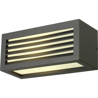 Afbeelding van SLV BOX L 232495 Buitenlamp (wand) E27 Antraciet