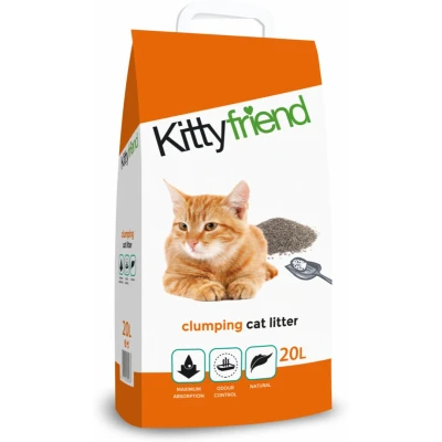 Afbeelding van Kitty Friend Clumping Kattenbakvulling 20 l