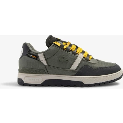 Afbeelding van Lacoste Tclip Sneakers laag, Heren, Maat: 47, Khaki/dark grey Cordura
