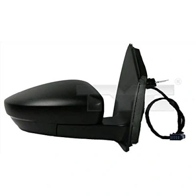 Afbeelding van Buitenspiegel Tyc 337 0181 rechts Bol vormig, Instellen: kabel VOLKSWAGEN: Polo V Hatchback