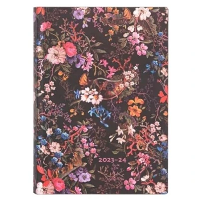 Afbeelding van Paperblanks Agende Flexi met zachte deken, 12 maanden, 2024, Floralia, dagelijks gebruik, Midi (125 x 175 mm)