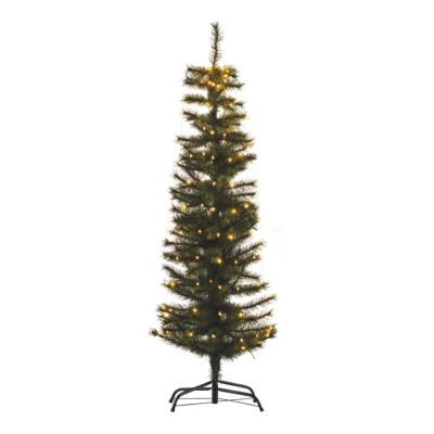 Afbeelding van Sirius Alvin Kunstkerstboom Met LED Verlichting 150 Cm Groen