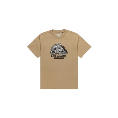 Afbeelding van Element Timber Shaper À Manches Courtes Tshirt print, Heren, Maat: Large, Kha