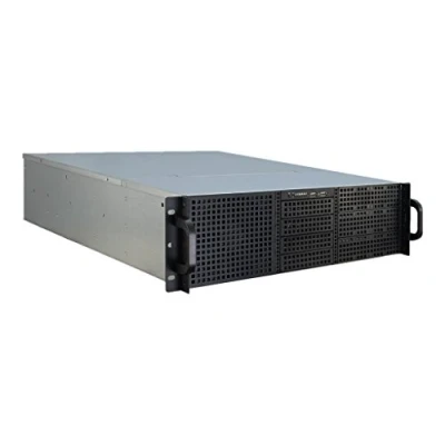 Afbeelding van Inter Tech 3U 30255 Rack Zwart, Roestvrijstaal