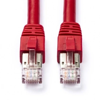 Afbeelding van Netwerkkabel Cat8 S/FTP 10 meter (100% koper, LSZH, Rood)