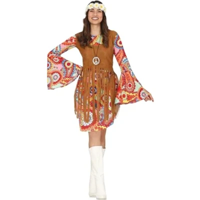 Afbeelding van Fiestas Guirca Hippie Adult M (38 40)
