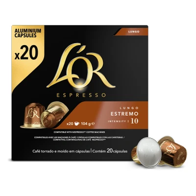 Image de L&#039;OR Espresso Lungo Estremo 20 Capsules 1 pièce 100 g
