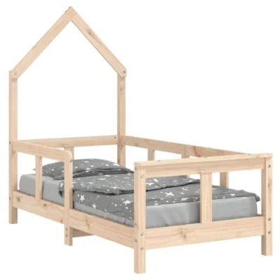 Afbeelding van vidaXL Kinderbedframe 70x140 cm massief grenenhout