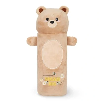 Afbeelding van Legami super Soft etui, teddybeer, zacht karton met kleurtekening, 100% polyester, etui