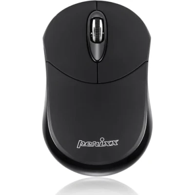 Afbeelding van Perixx PERIMICE 802 Muis Bluetooth Optisch Zwart 3 Toetsen 1000 dpi