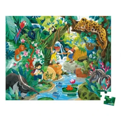 Afbeelding van Janod puzzel op avontuur 100st