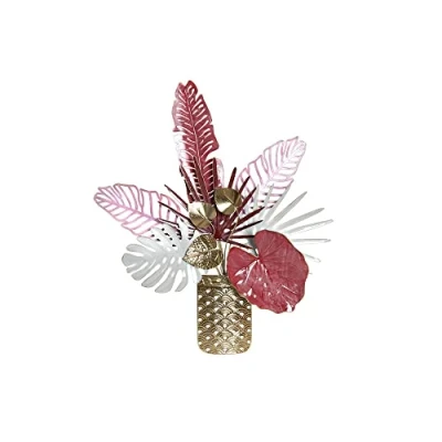 Afbeelding van Wanddecoratie DKD Home Decor Metaal Blommor (66 x 13 74 cm)