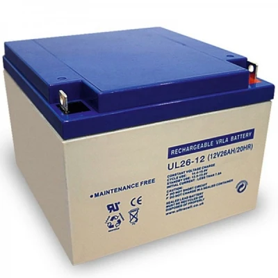 Afbeelding van Ultracell UL26 12 loodbatterij volt met 26Ah en M5 schroefverbinding