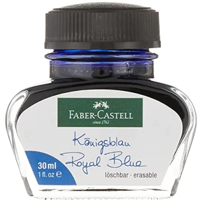 Afbeelding van vulpeninkt Faber Castell koningsblauw flacon 30 ml
