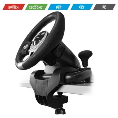 Image de Volant Spirit of Gamer Race Pro Wheel 2 Noir pour PC, PS3, PS4 et Xbox One