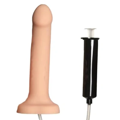 Afbeelding van Strap On Me Semi Realistische Spuitende Dildo Sperma Vanille L