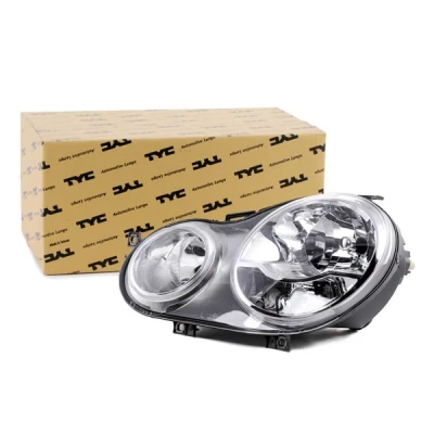 Afbeelding van TYC 20 0386 05 2 Koplampen Links H7, H1 Met elektromotor, lamphouder VOLKSWAGEN: Polo IV Hatchback