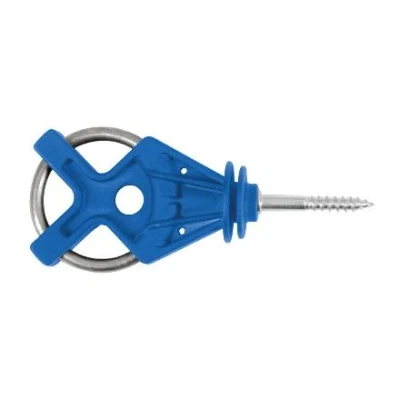 Afbeelding van Kerbl Poortisolator X3 Premium RVS Blister Blauw 6 stuks