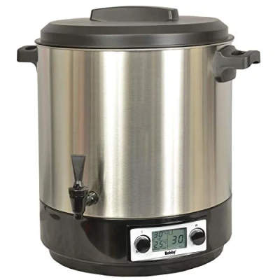 Image de Stérilisateur de bocaux électrique cuve inox avec écran lcd robinet et minuteur 31l 2000w Robby steri pro xl