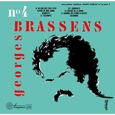 Afbeelding van Georges Brassens Et Sa Guitare N4 (10&quot; LP)