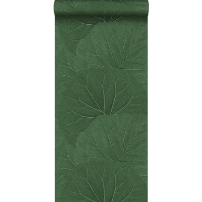 Afbeelding van ESTAhome behang grote bladeren donkergroen 138996 0,53 x 10,05 m