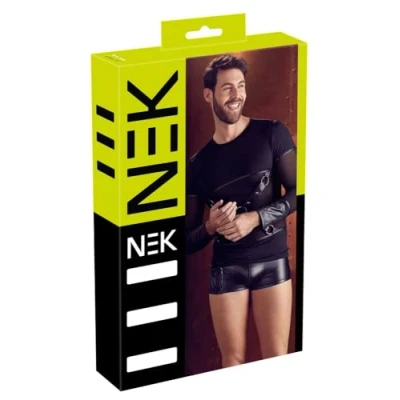 Afbeelding van Nek Zwart T shirt M