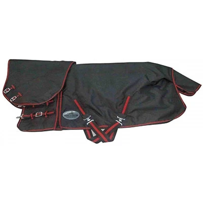 Afbeelding van HB Harry &amp; Hector Outdoordeken 300gr Zwart/Rood 115/145