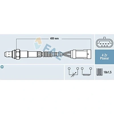 Afbeelding van Fae Lambda sonde 77206