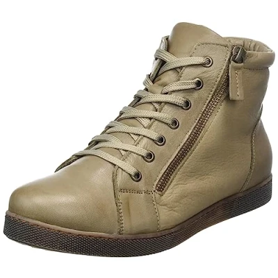 Afbeelding van Andrea Conti Dames taupe donker bottines maat 38