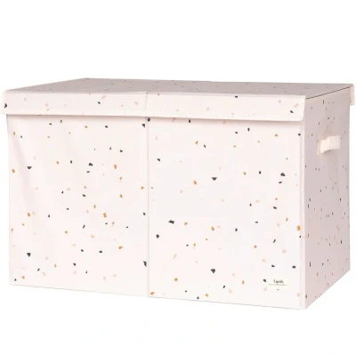 Afbeelding van 3 Sprouts Speelgoedkist Terrazzo Creme