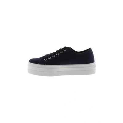 Afbeelding van Victoria Shoes Basket LONA Plataforma Sneakers laag, Dames, Maat: 39, Marino Textiel