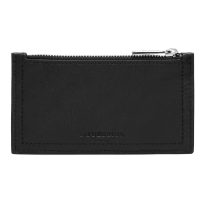 Afbeelding van LIEBESKIND BERLIN Kaarthouder LOU 2 3D Leather New Wallet Black Zwart
