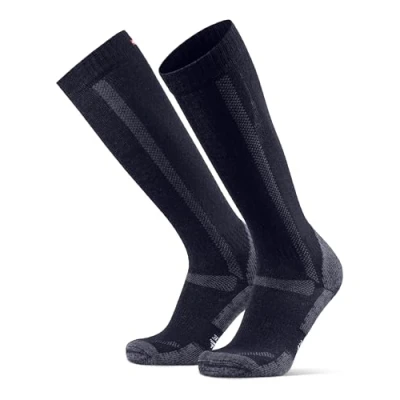 Afbeelding van DANISH ENDURANCE Wandelsokken met Merino Wol Kniehoogte voor Dames &amp; Heren 1 Paar Marineblauw 43 47