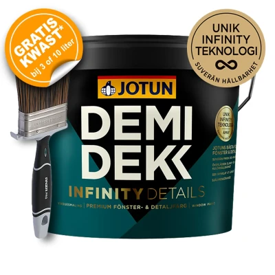 Afbeelding van Demidekk Infinity Details 3 Liter Wit Buitenlak Dekkend