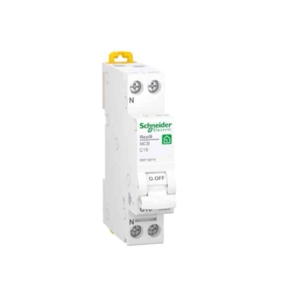Afbeelding van Installatieautomaat 1P+N 16A C Karakteristiek 6000A Resi9 Schneider Electric R9P19616