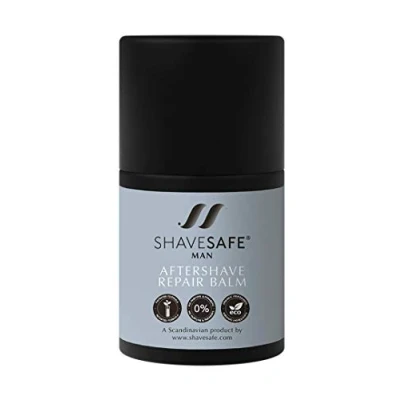 Afbeelding van ShaveSafe After Shave Balsem voor heren, na het scheren van gezicht, hoofdhuid en nek, 50 ml