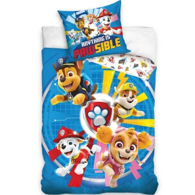 Afbeelding van PAW Patrol Dekbedovertrek, Anything is Pawsible Eenpersoons 140 x 200 cm Polykatoen