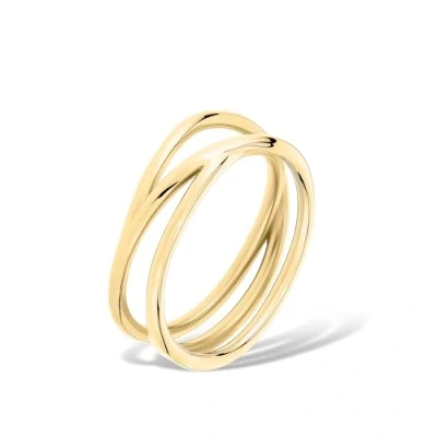 Afbeelding van Liebeskind Berlin Ring goldcoloured, Dames, Maat: One Size, Gold coloured