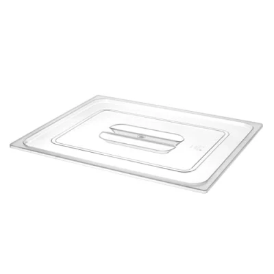 Afbeelding van Hendi Gastronormdeksel, Polycarbonaat, Zwart, GN2/1, 53(b)x65(d)x1(h)cm, 864098