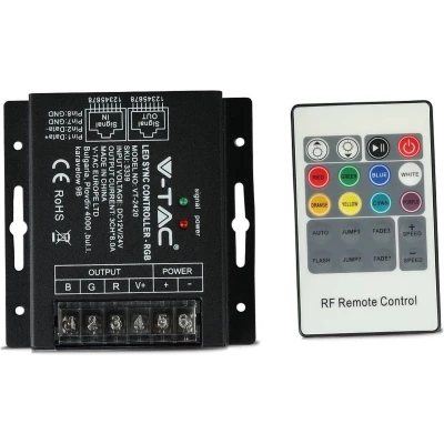 Afbeelding van V TAC VT 2420 LED stripverlichting RGB afstandsbediening met 20 toetsen IP20