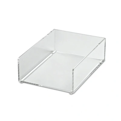 Image de Maul boîte distributeur a6, acrylique transparent, sans bloc cube, patins antidérapants incl., dimensions: (l) 116 x (p) 110